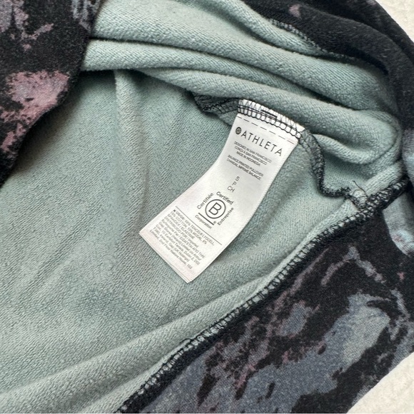 Athleta Black Multi colour Pullover Sweatshirt Long Sleeve Size S - Picture 10 of 10